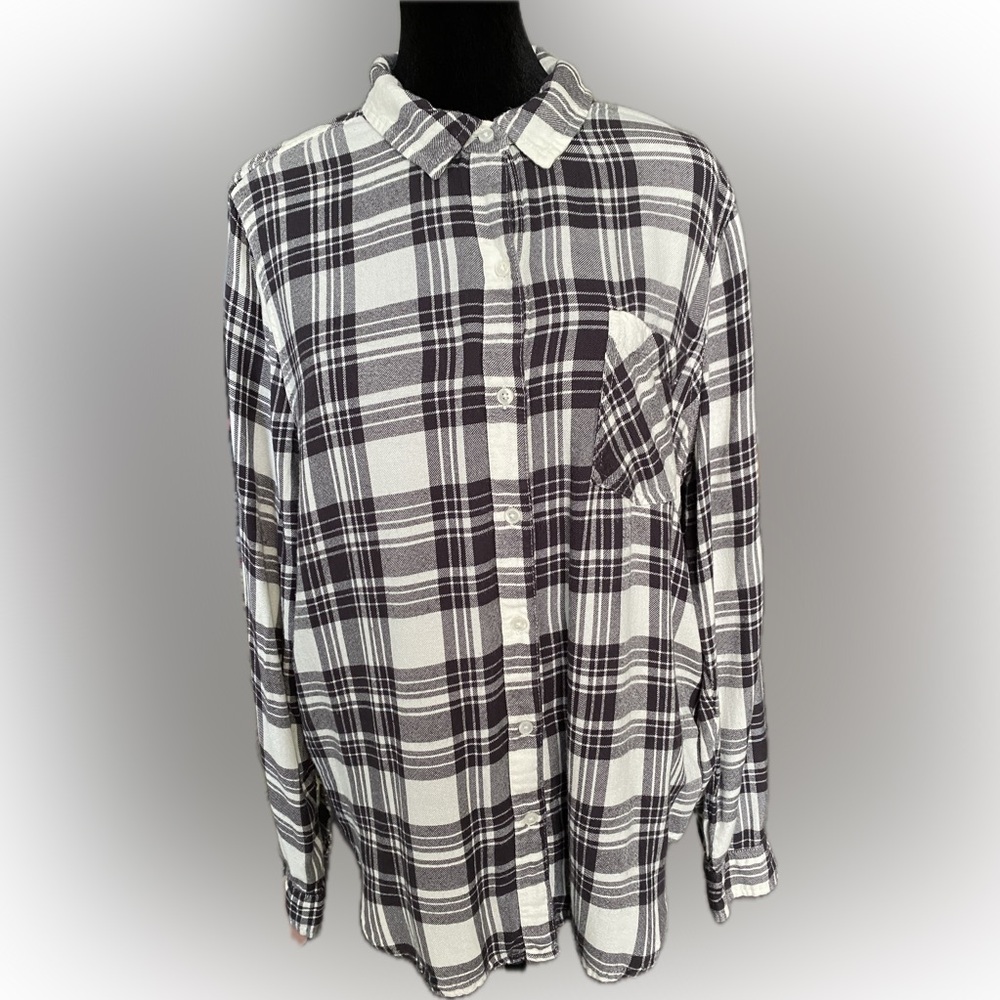 Lucky Brand Plaid Flannel Shirt - Size Large